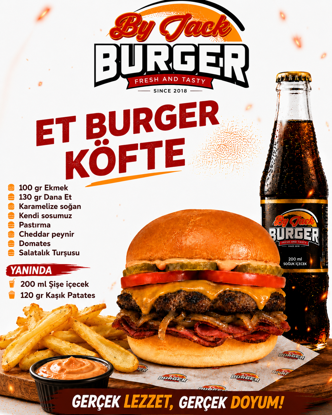 Et Burger Köfte Menü